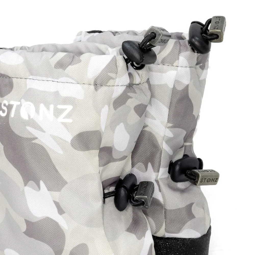 Stonz Baby Booties (Camo Print White Light Grey)