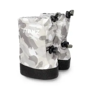 Stonz Baby Booties (Camo Print White Light Grey)