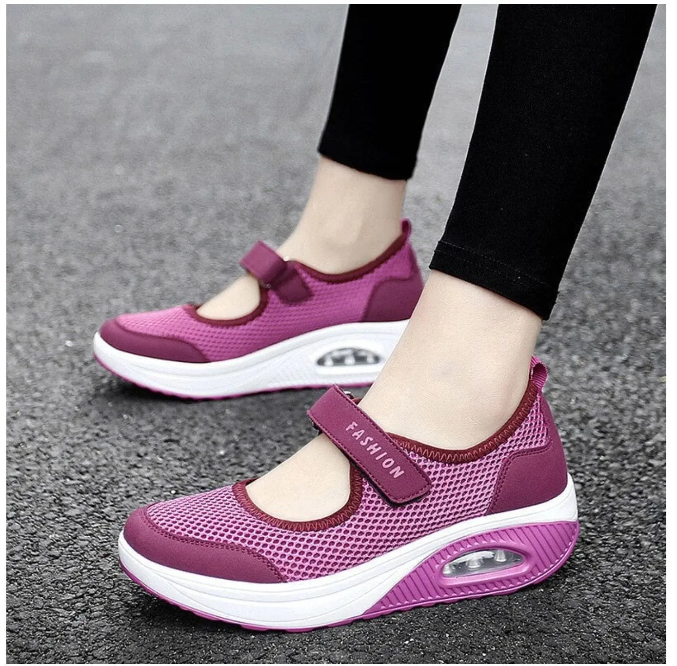 Stretchable Breathable Lightweight Walking Shoes