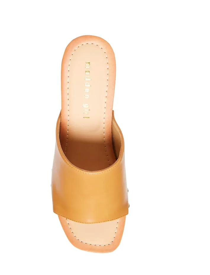 Studded Open Toe Mule