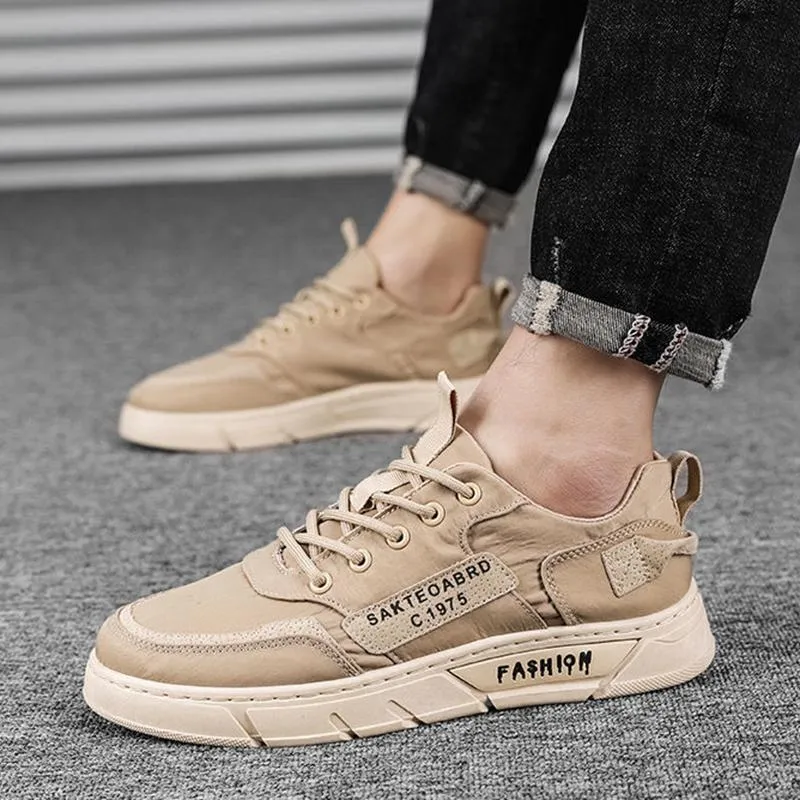 Summer Breathable Men's Shoes Korean Style Boys Board Shoes Umbrella Canvas Shoes All-match Sports Casual Shoes