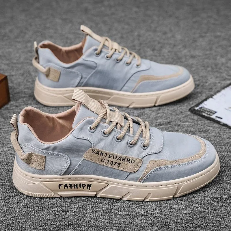 Summer Breathable Men's Shoes Korean Style Boys Board Shoes Umbrella Canvas Shoes All-match Sports Casual Shoes