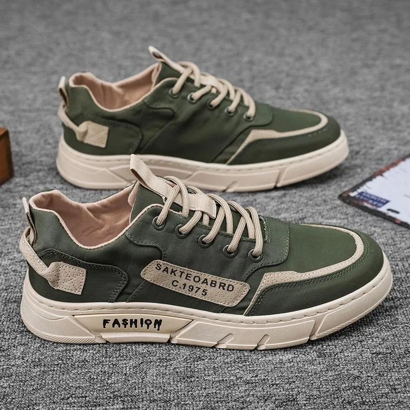 Summer Breathable Men's Shoes Korean Style Boys Board Shoes Umbrella Canvas Shoes All-match Sports Casual Shoes