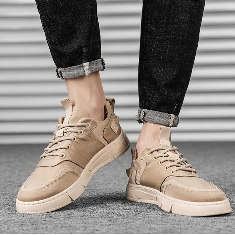 Summer Breathable Men's Shoes Korean Style Boys Board Shoes Umbrella Canvas Shoes All-match Sports Casual Shoes