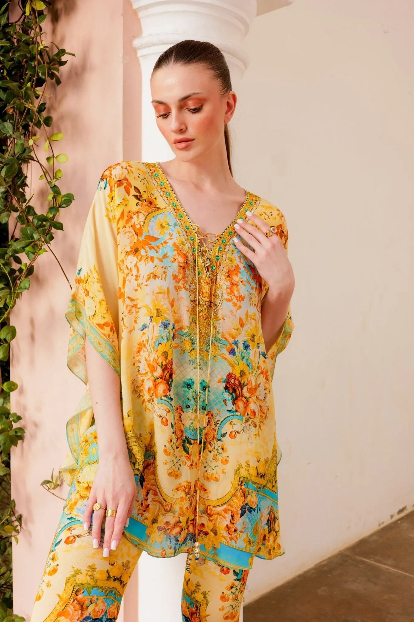 SUMMER GARDEN BUTTERFLY TOP