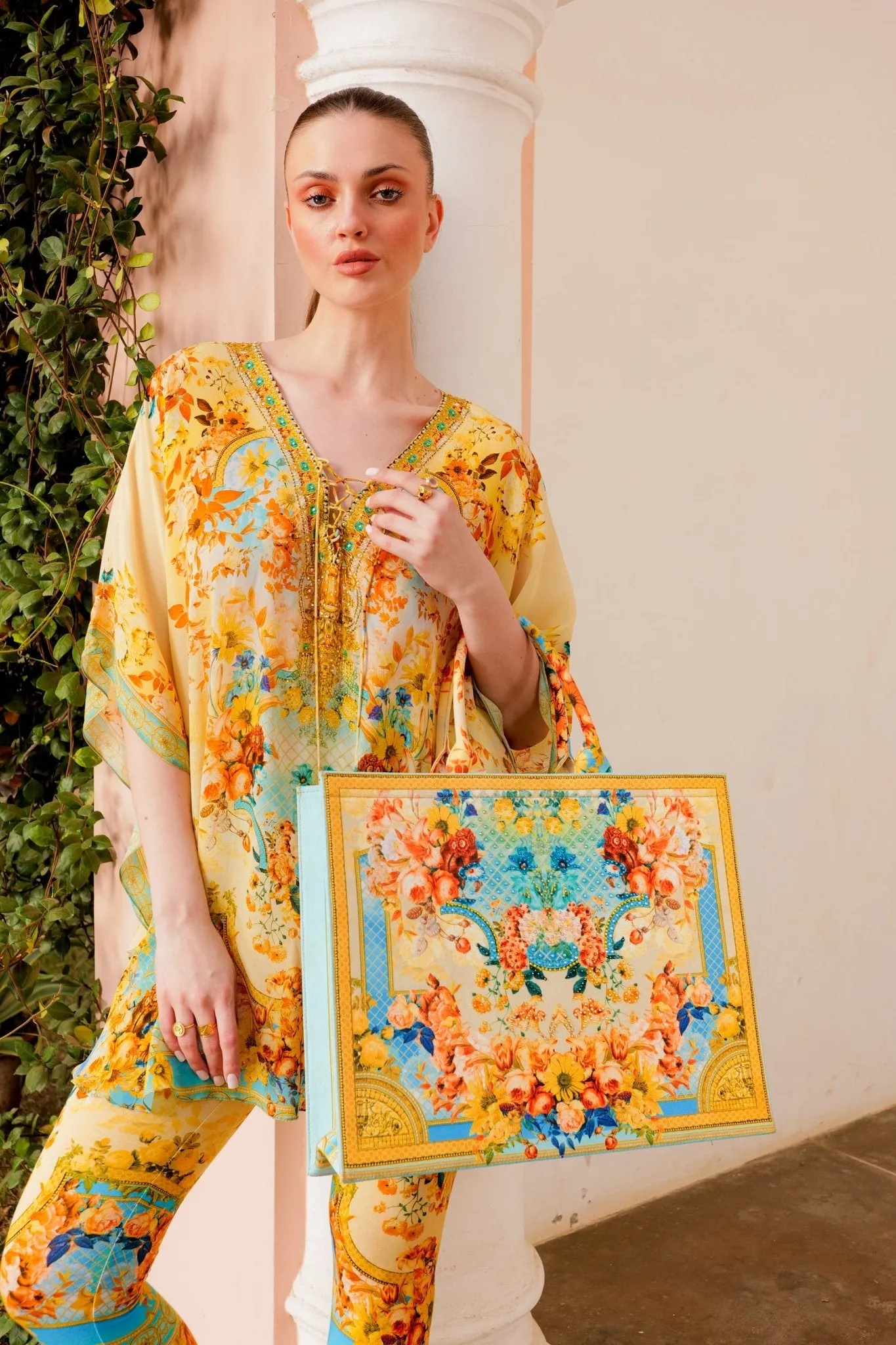 SUMMER GARDEN BUTTERFLY TOP
