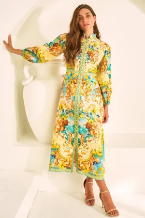 SUMMER GARDEN LINEN DRESS