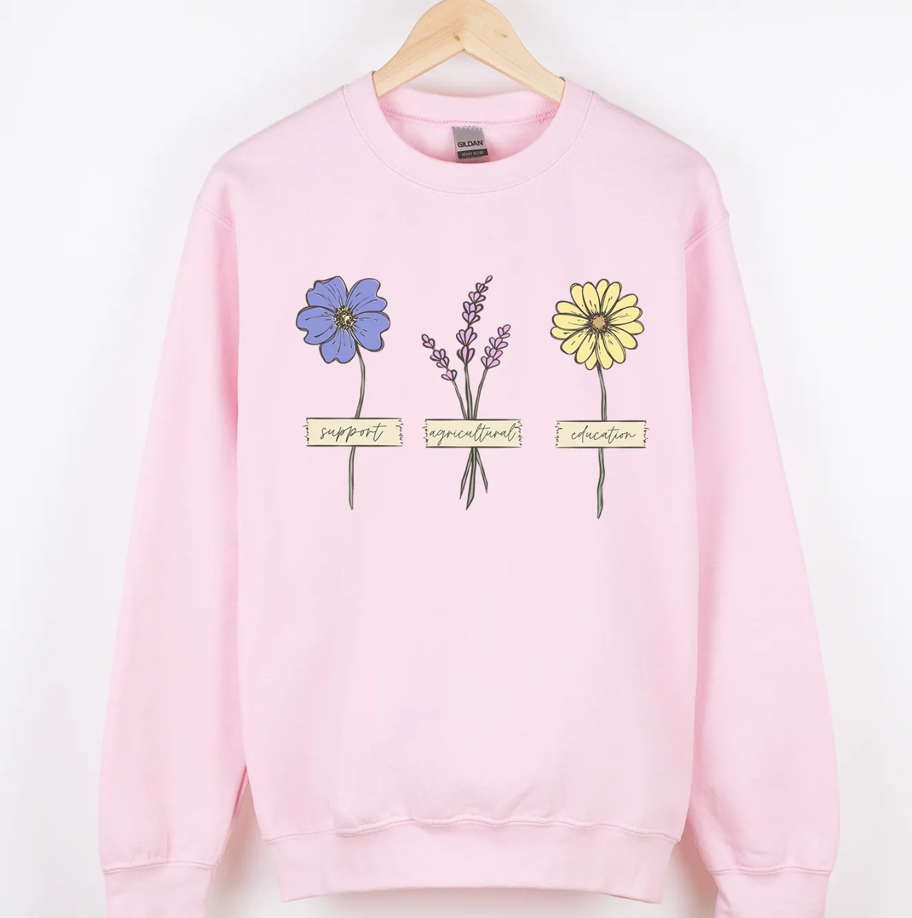 Support Agricultural Education Stems – Crewneck