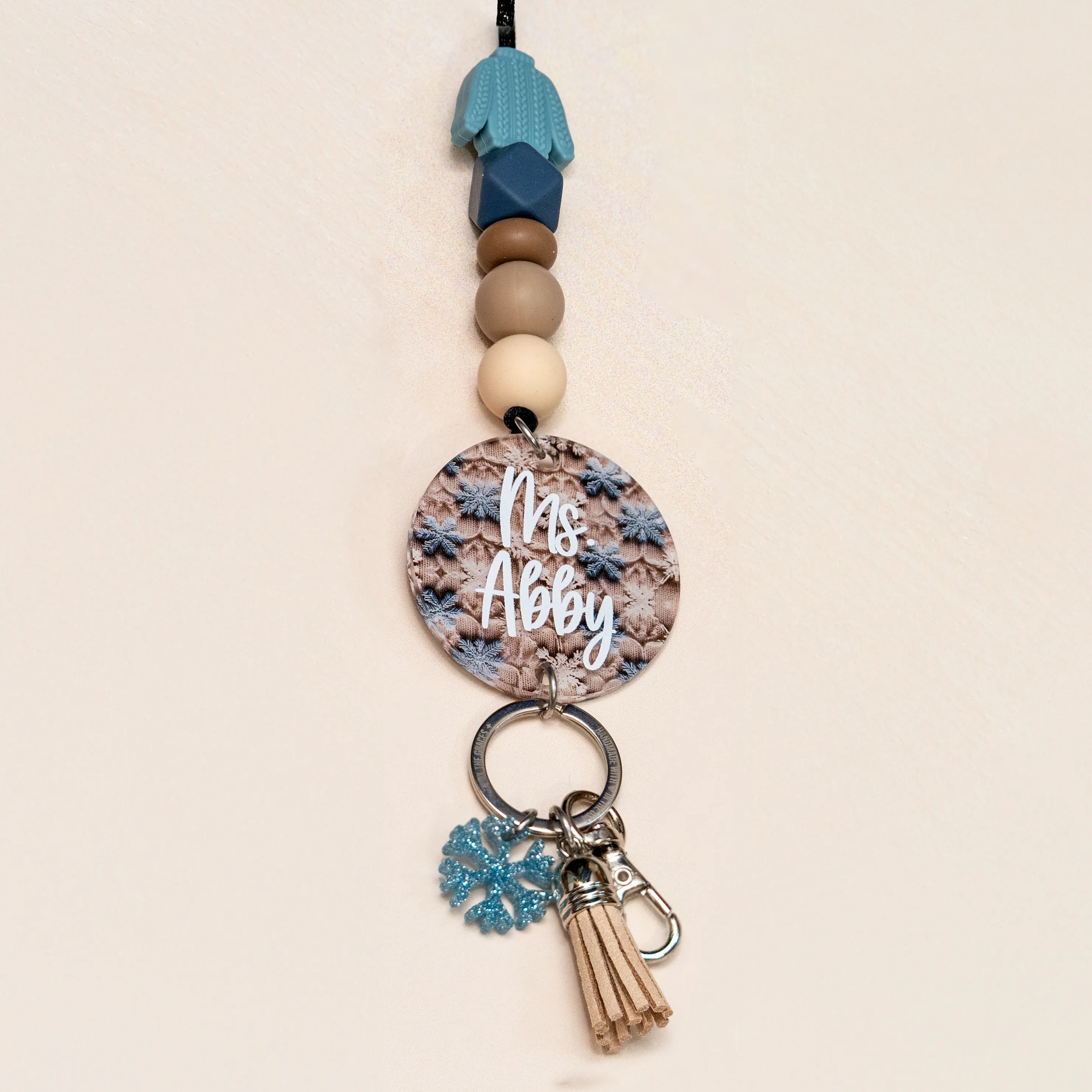 Sweater Weather Beaded Lanyard