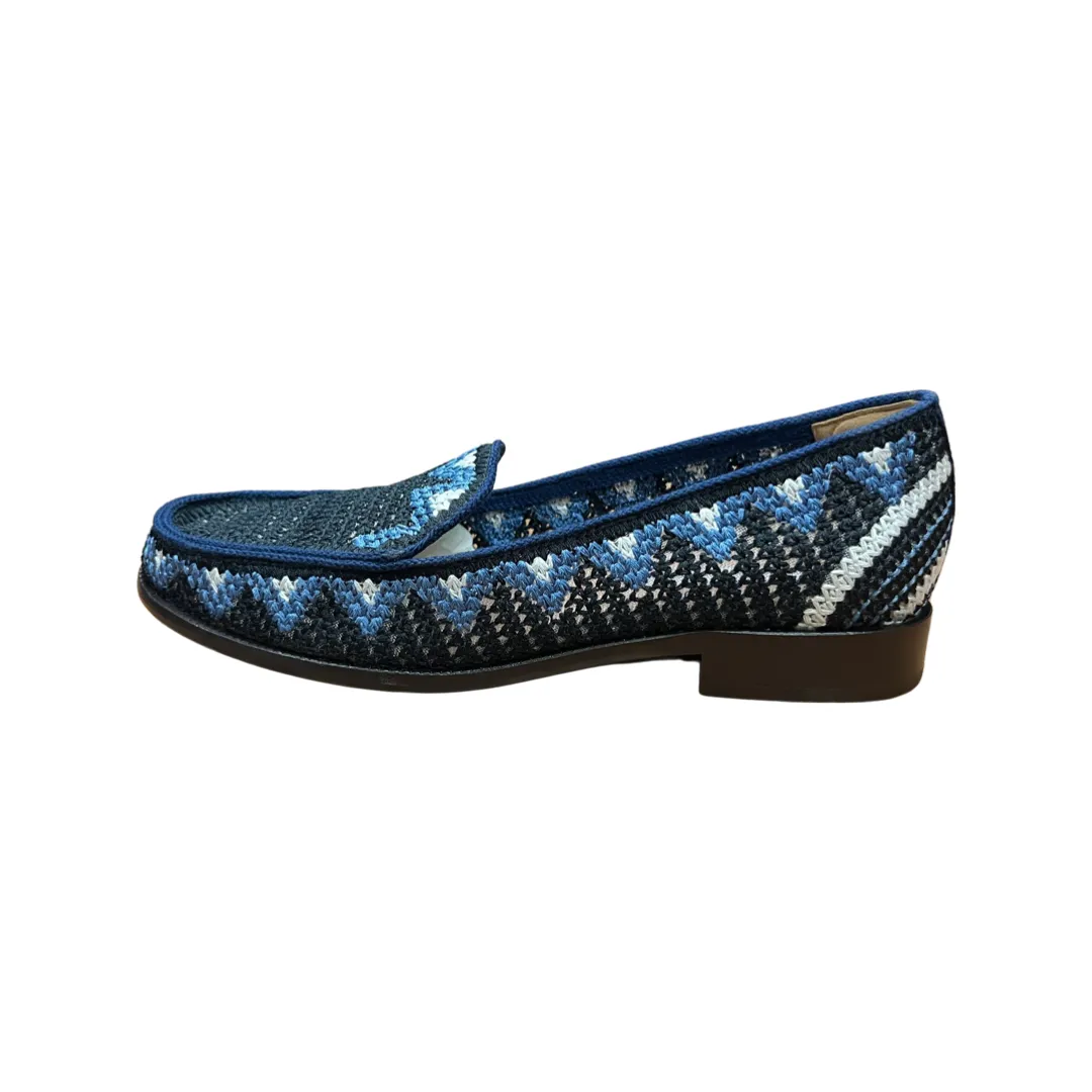 Tabitha Simmons Blackie Sol Multi Navy Crochet