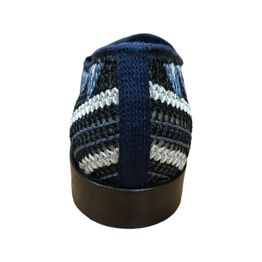 Tabitha Simmons Blackie Sol Multi Navy Crochet