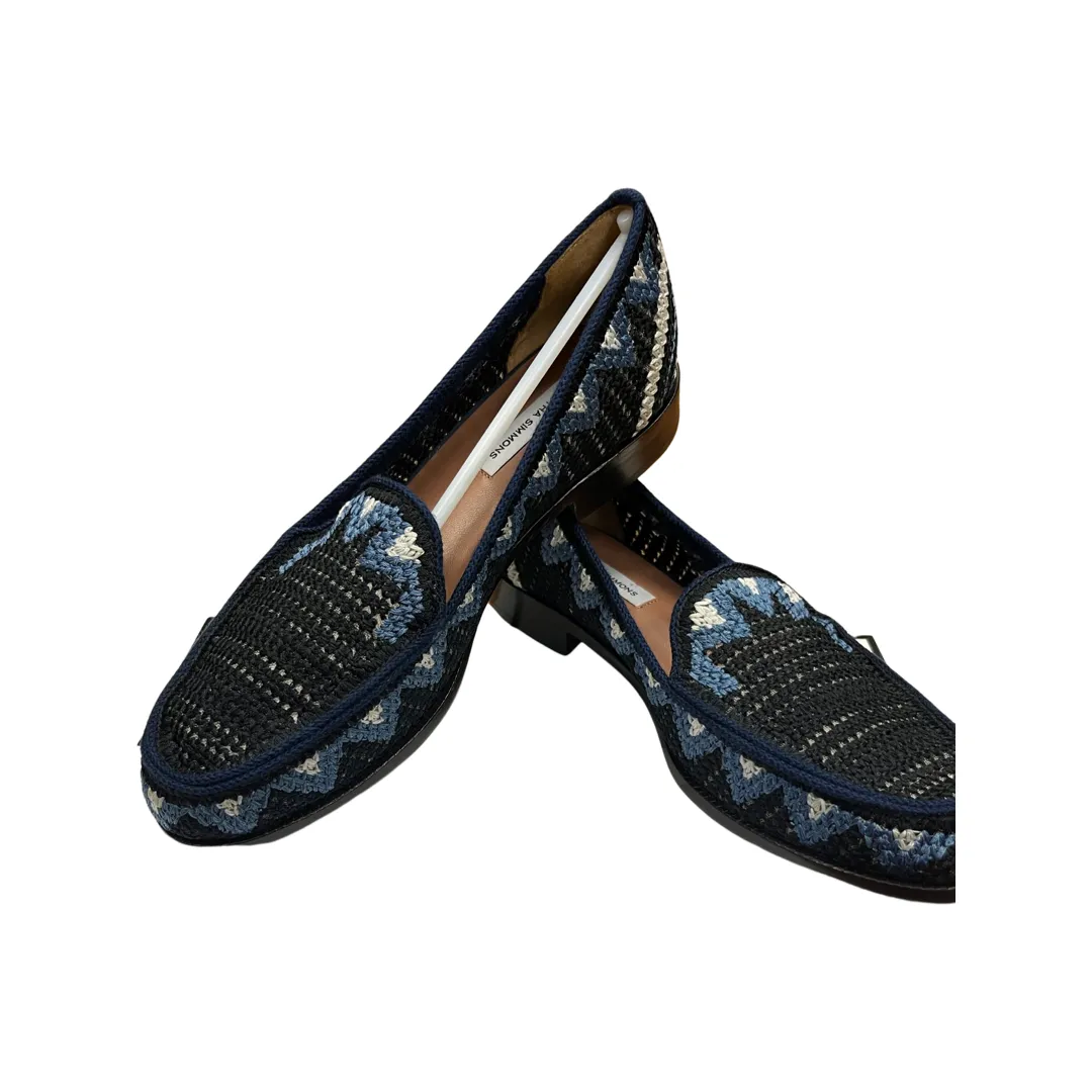 Tabitha Simmons Blackie Sol Multi Navy Crochet