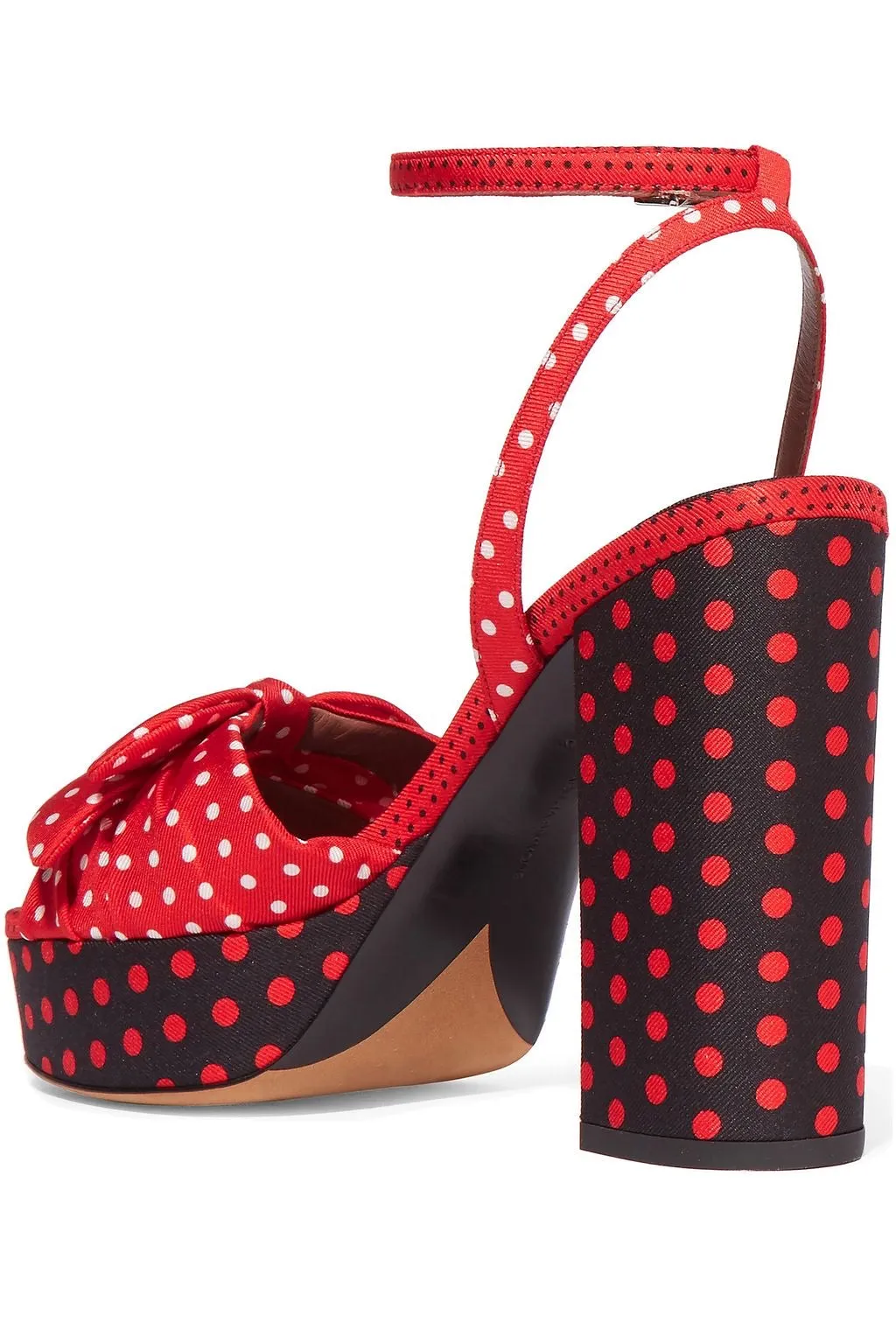 Tabitha Simmons Jodie Polka Red/Black/White Polka Dot