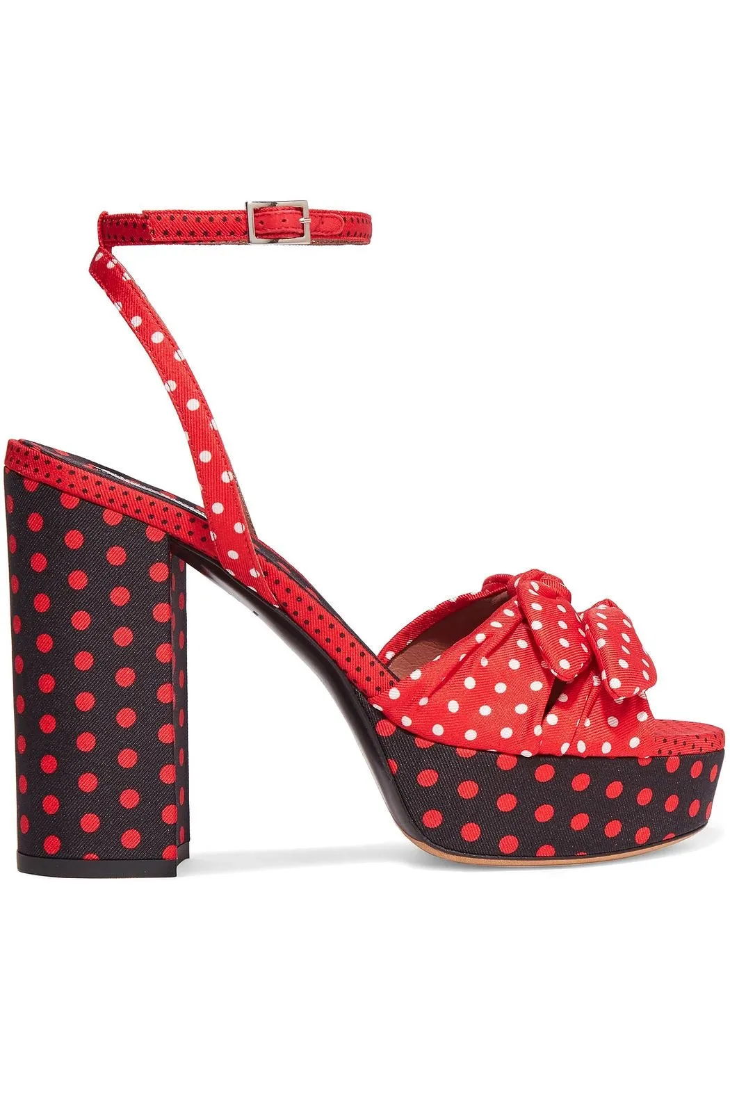 Tabitha Simmons Jodie Polka Red/Black/White Polka Dot