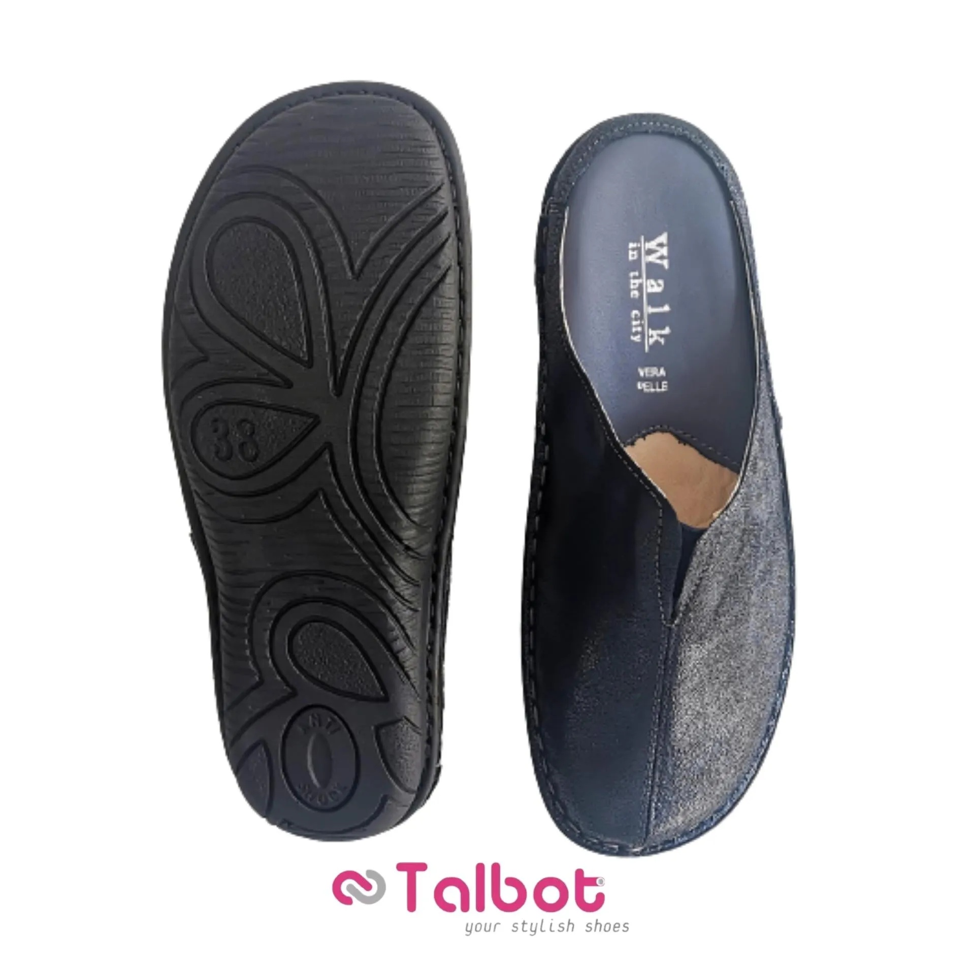 Talbot Leather Slippers