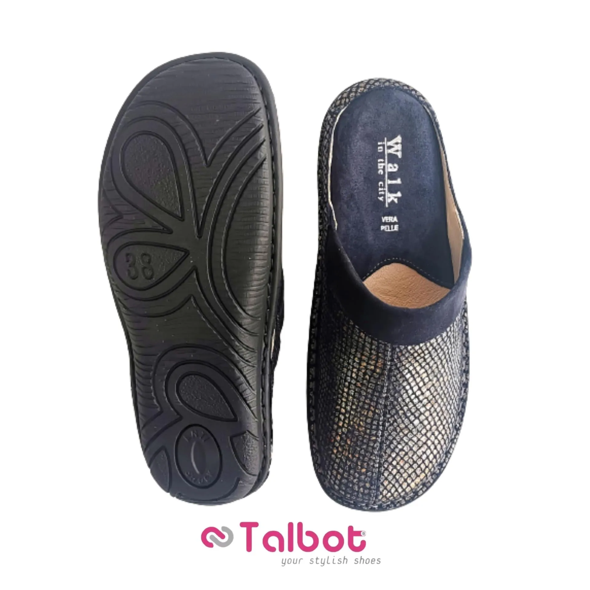 Talbot Leather Slippers