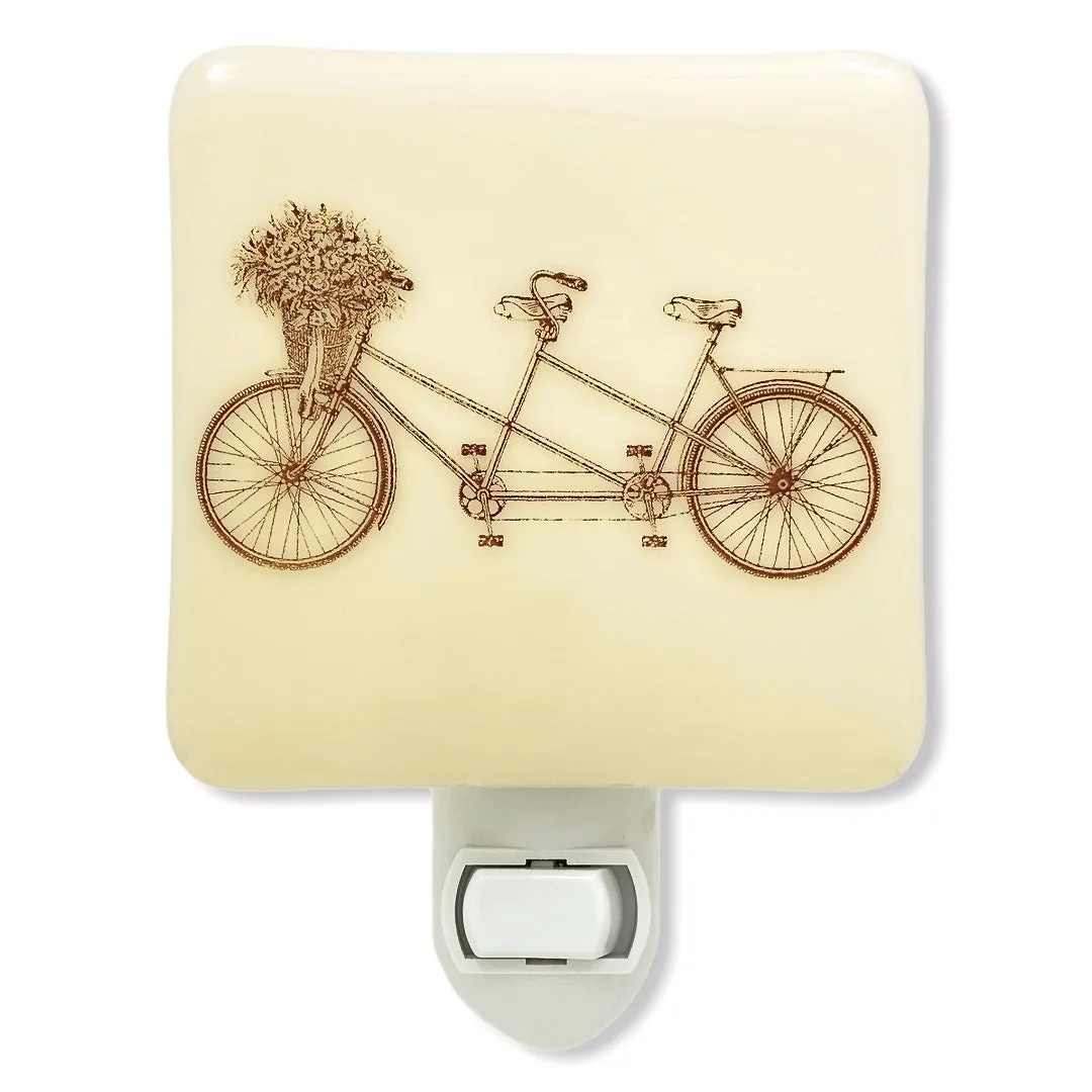 Tandem Bike Bicycle Night Light, Summertime Decor