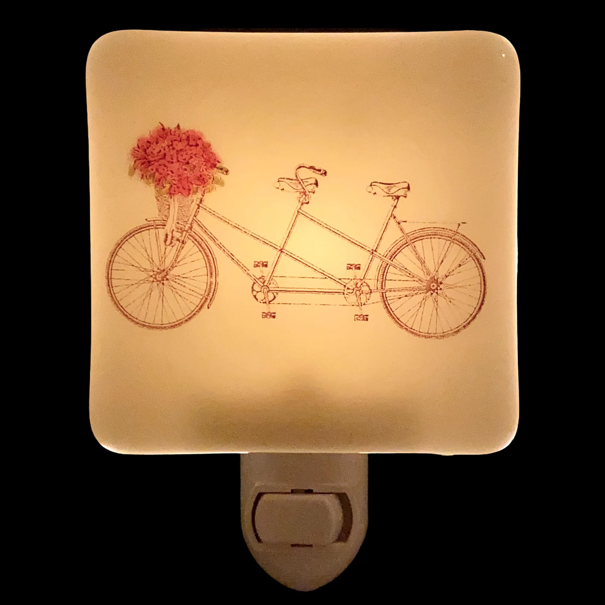 Tandem Bike Bicycle Night Light, Summertime Decor