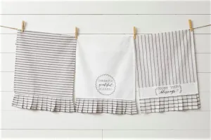 Thankful, Grateful, Blessed Tea Towels