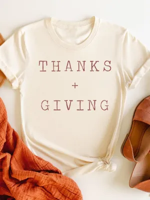 Thanks   Giving | Seasonal T-Shirt | Ruby’s Rubbish®
