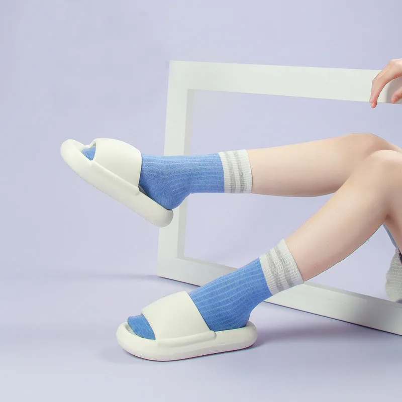 Thick-Soled Waterproof Bread Slippers