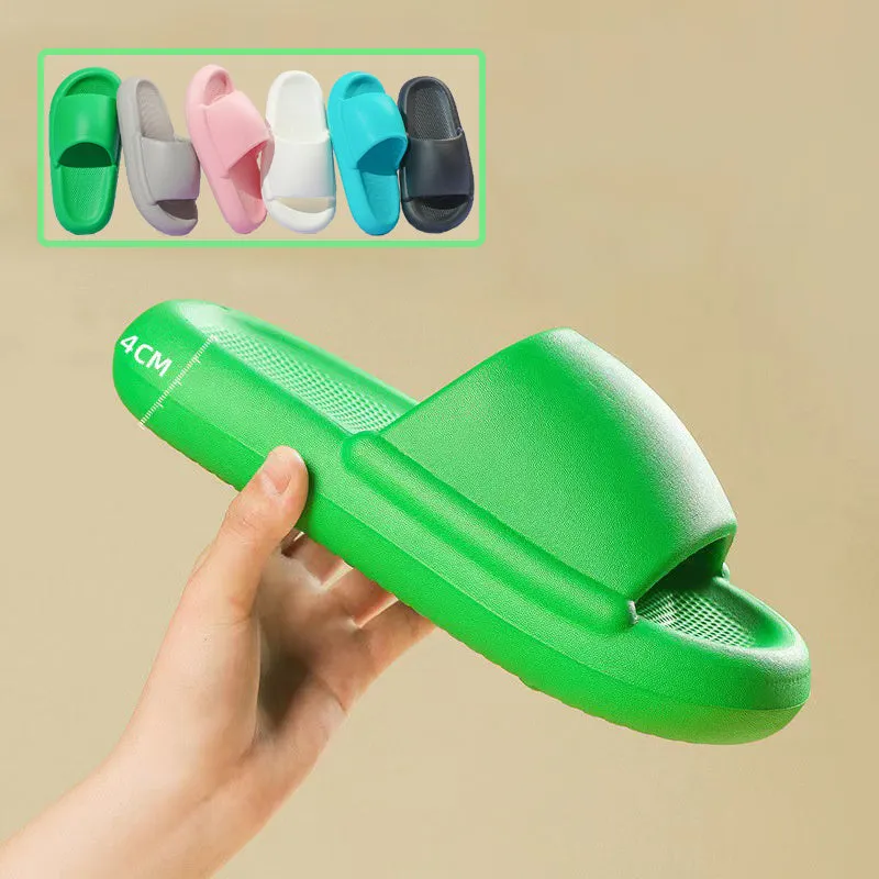Thick-Soled Waterproof Bread Slippers