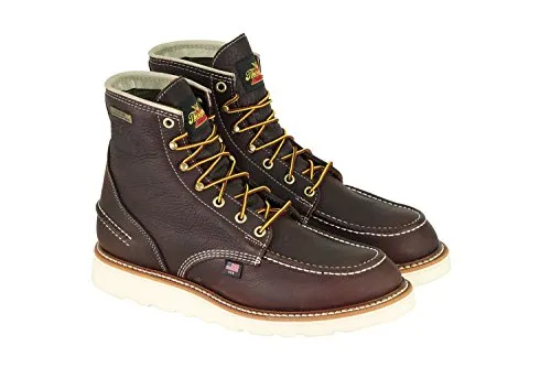 Thorogood Boots 804-3600 Steel Toe Waterproof 6" Moc Toe American Heritage AH-1957 EH - Made In USA