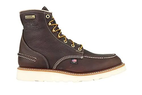 Thorogood Boots 804-3600 Steel Toe Waterproof 6" Moc Toe American Heritage AH-1957 EH - Made In USA