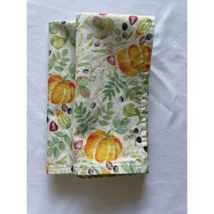 Threads By Tess Handmade Cloth Napkins - Squash Patch