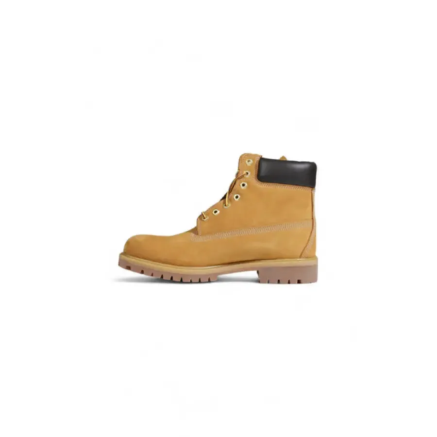 Timberland Men's Brown Leather Slip On Boots
