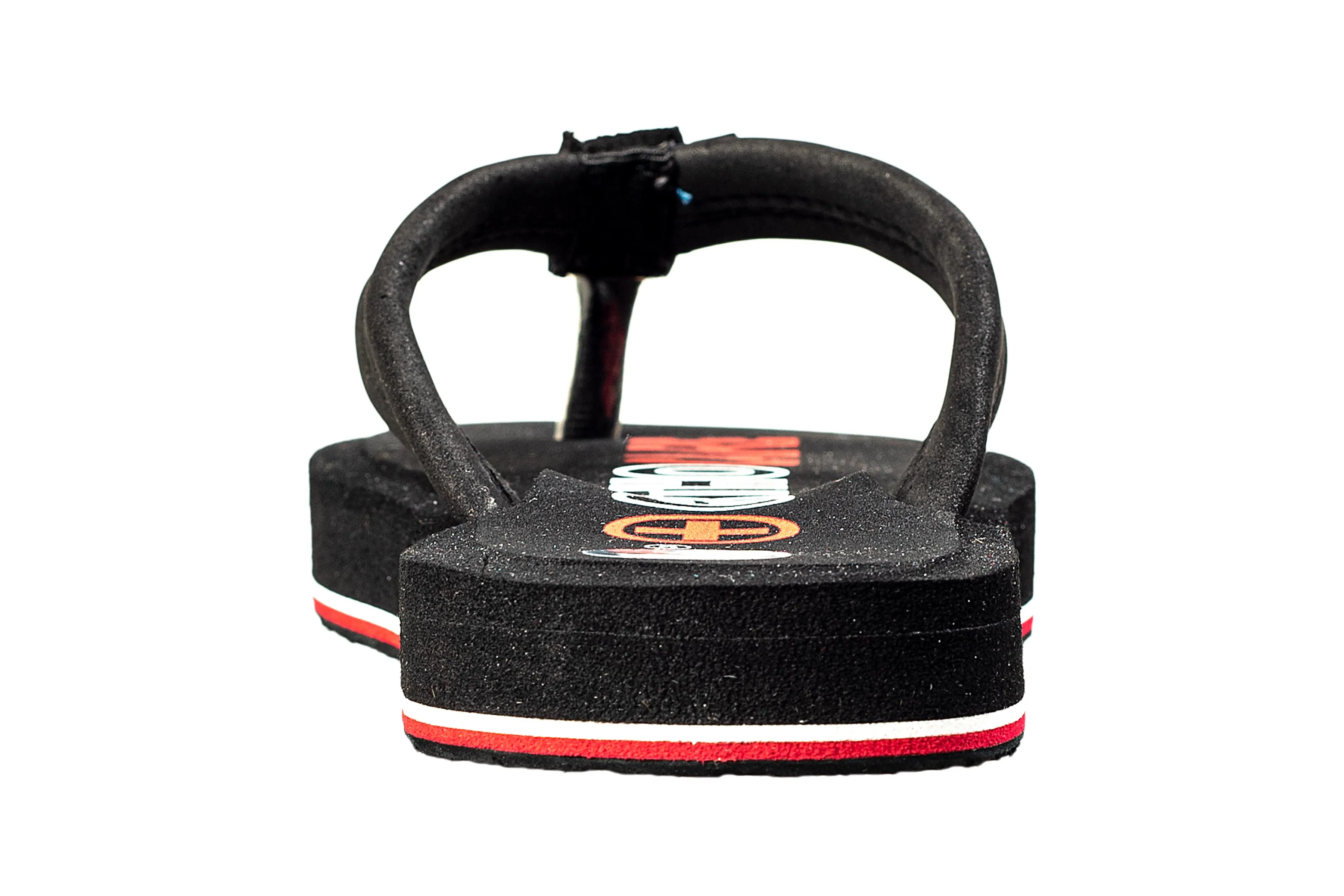 Toe Spring Ladies Black / Red Hawai