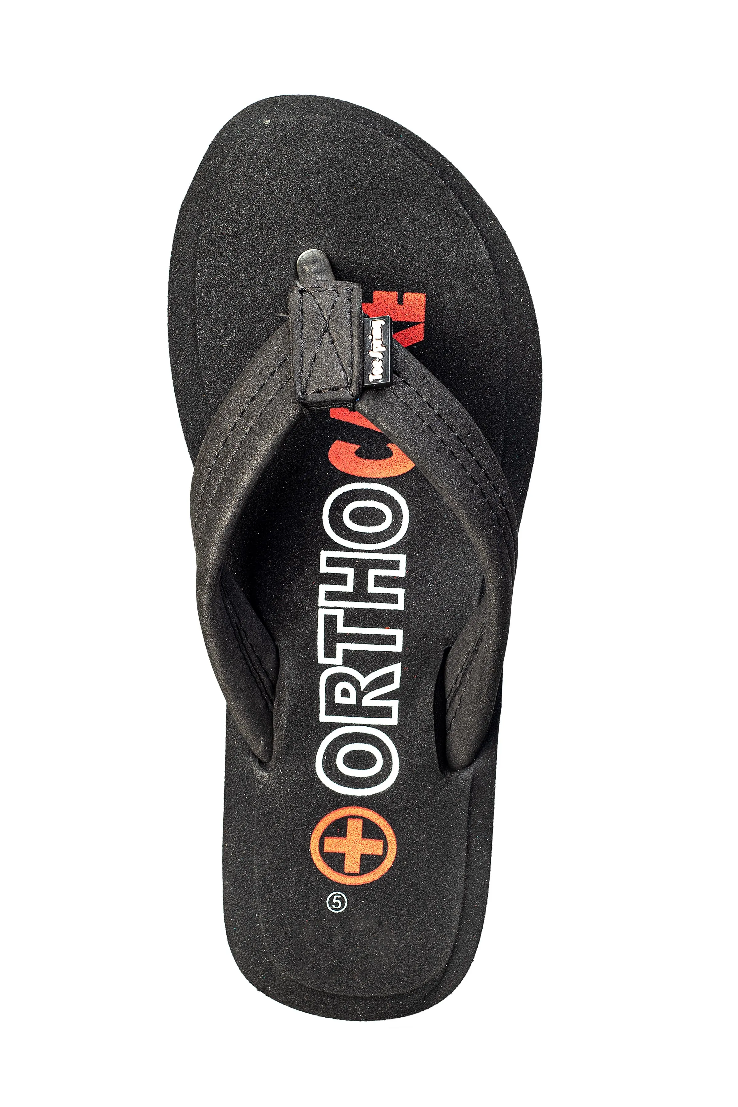 Toe Spring Ladies Black / Red Hawai