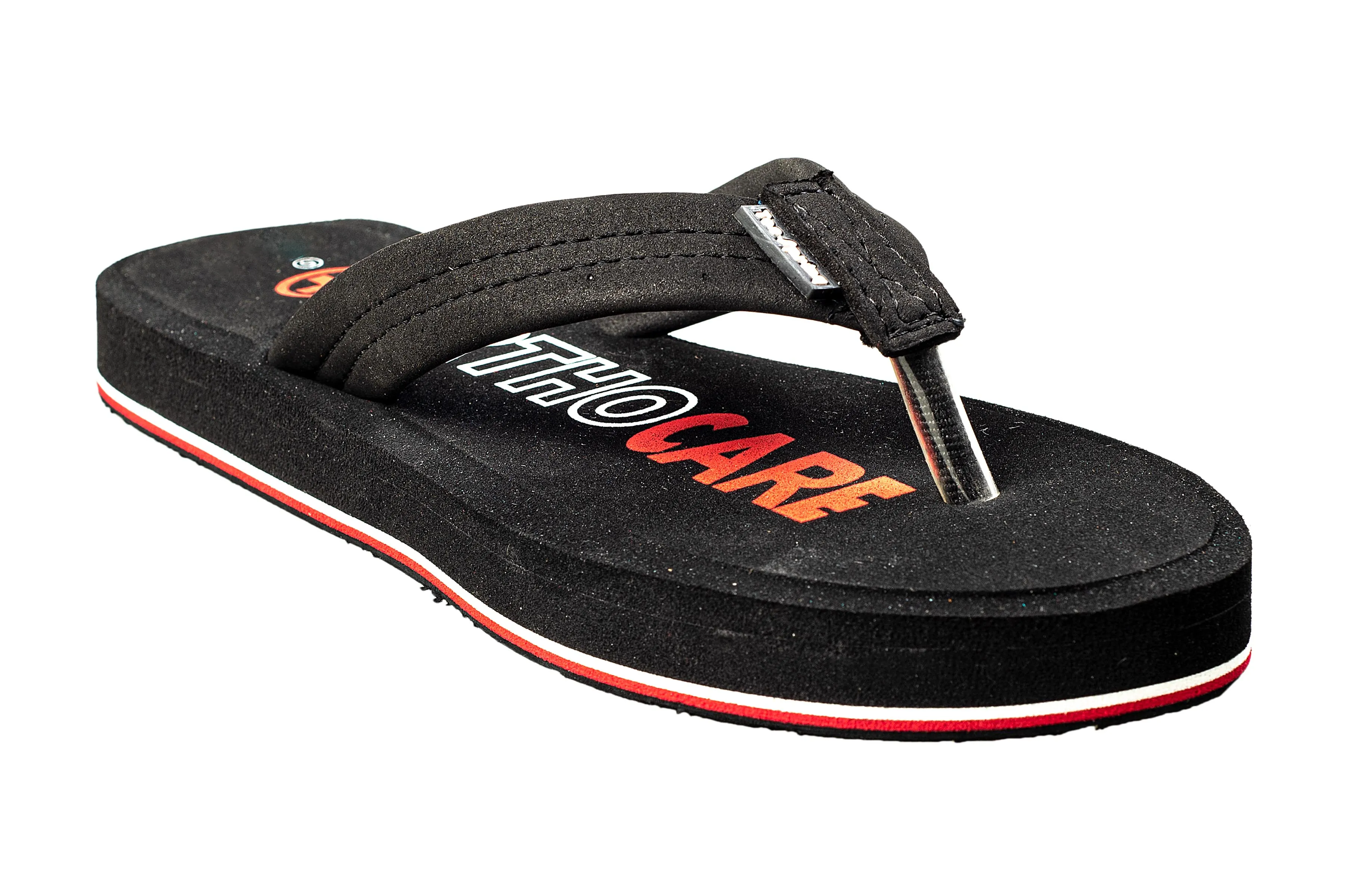 Toe Spring Ladies Black / Red Hawai