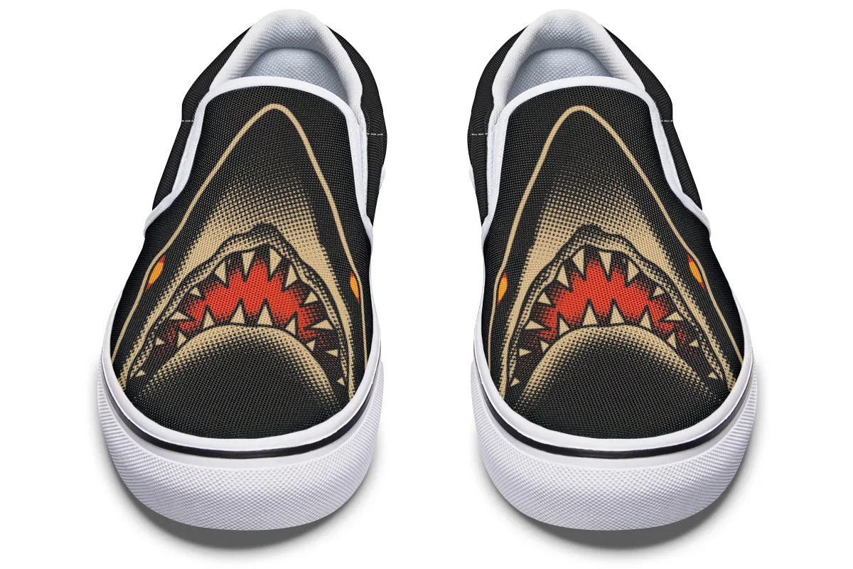 Traditional Shark Slip On Shoes