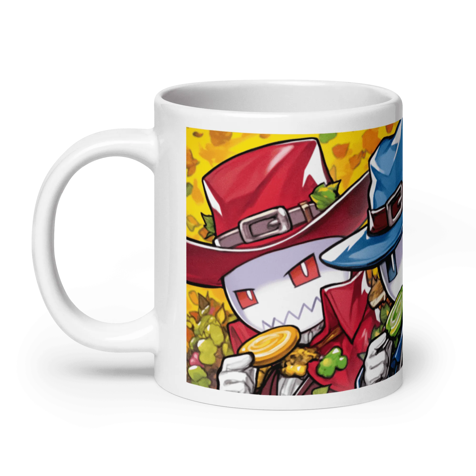 Trickster Treats White Glossy Mug
