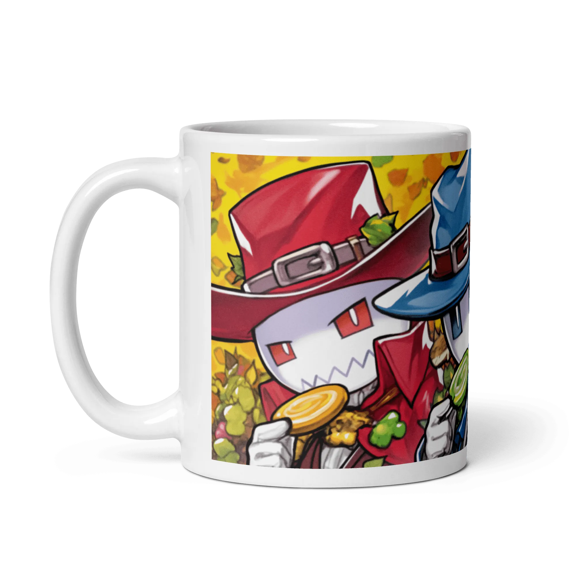 Trickster Treats White Glossy Mug