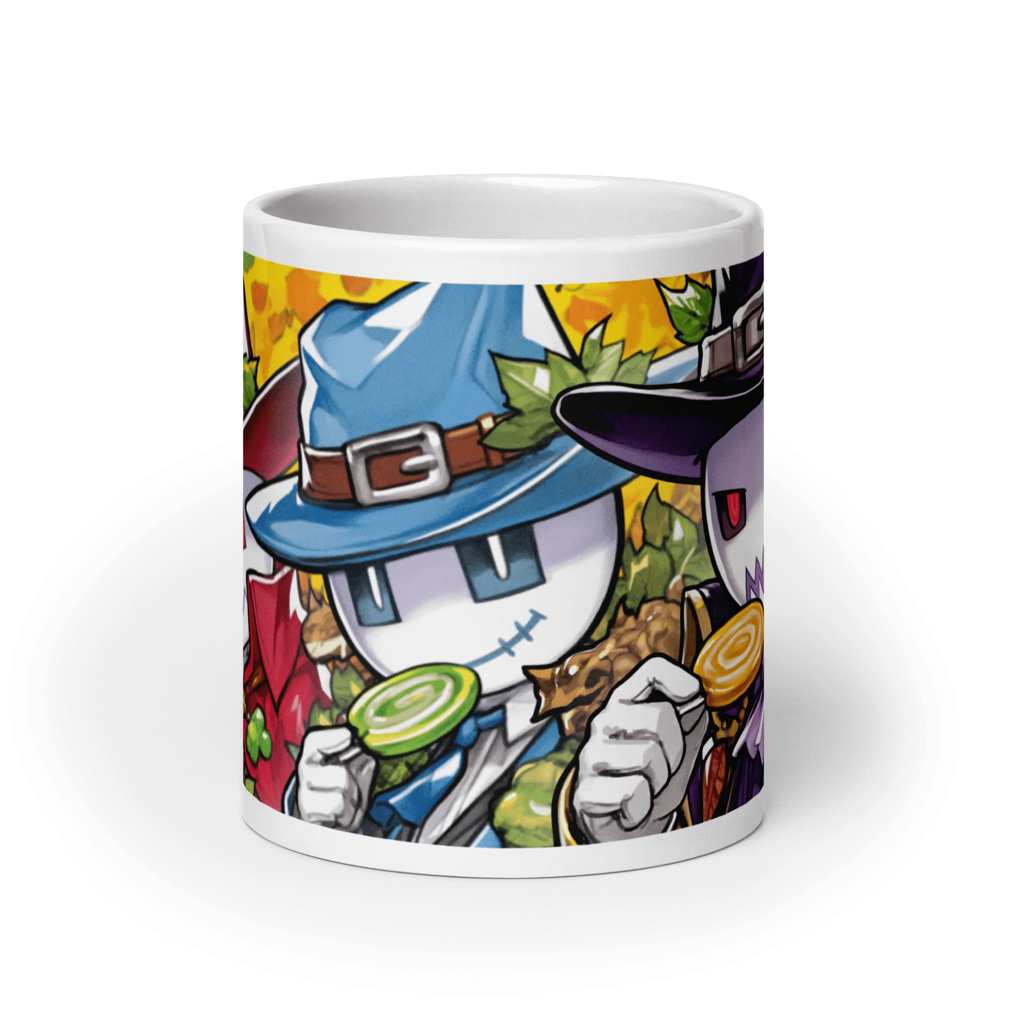 Trickster Treats White Glossy Mug