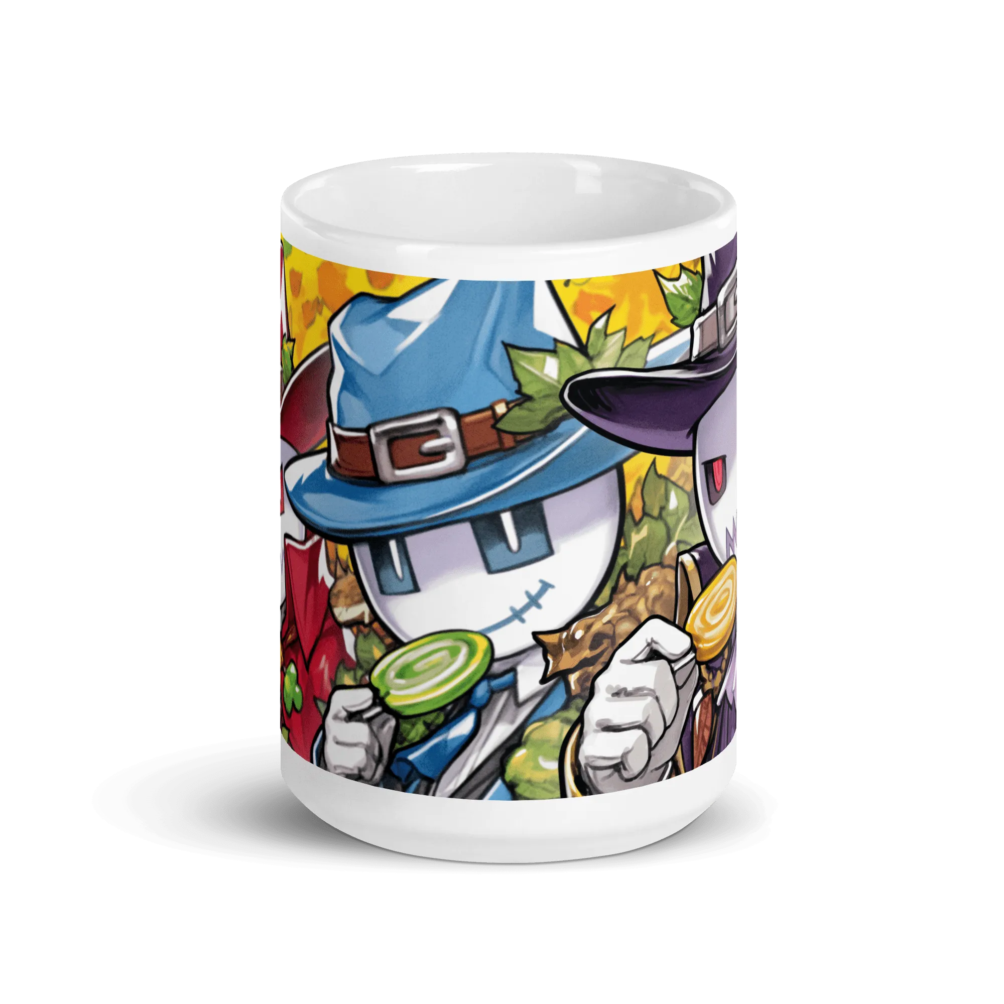 Trickster Treats White Glossy Mug