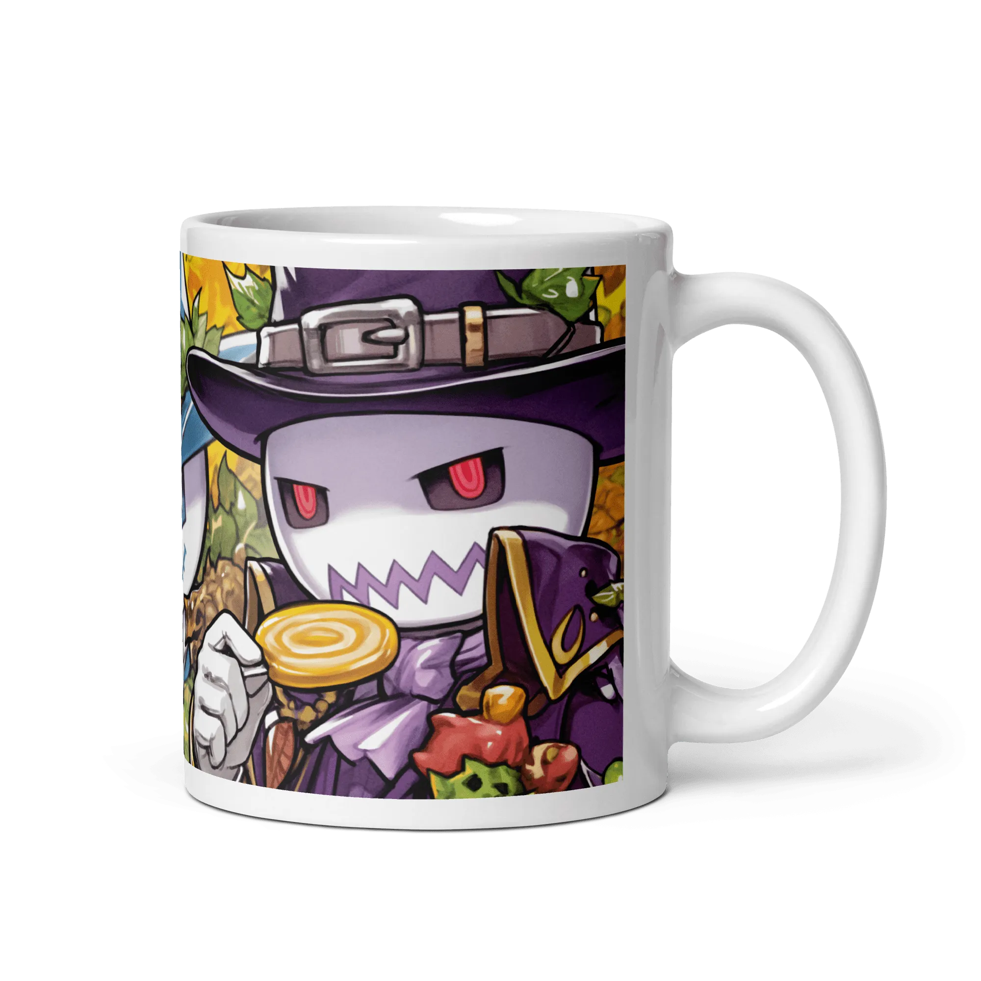 Trickster Treats White Glossy Mug
