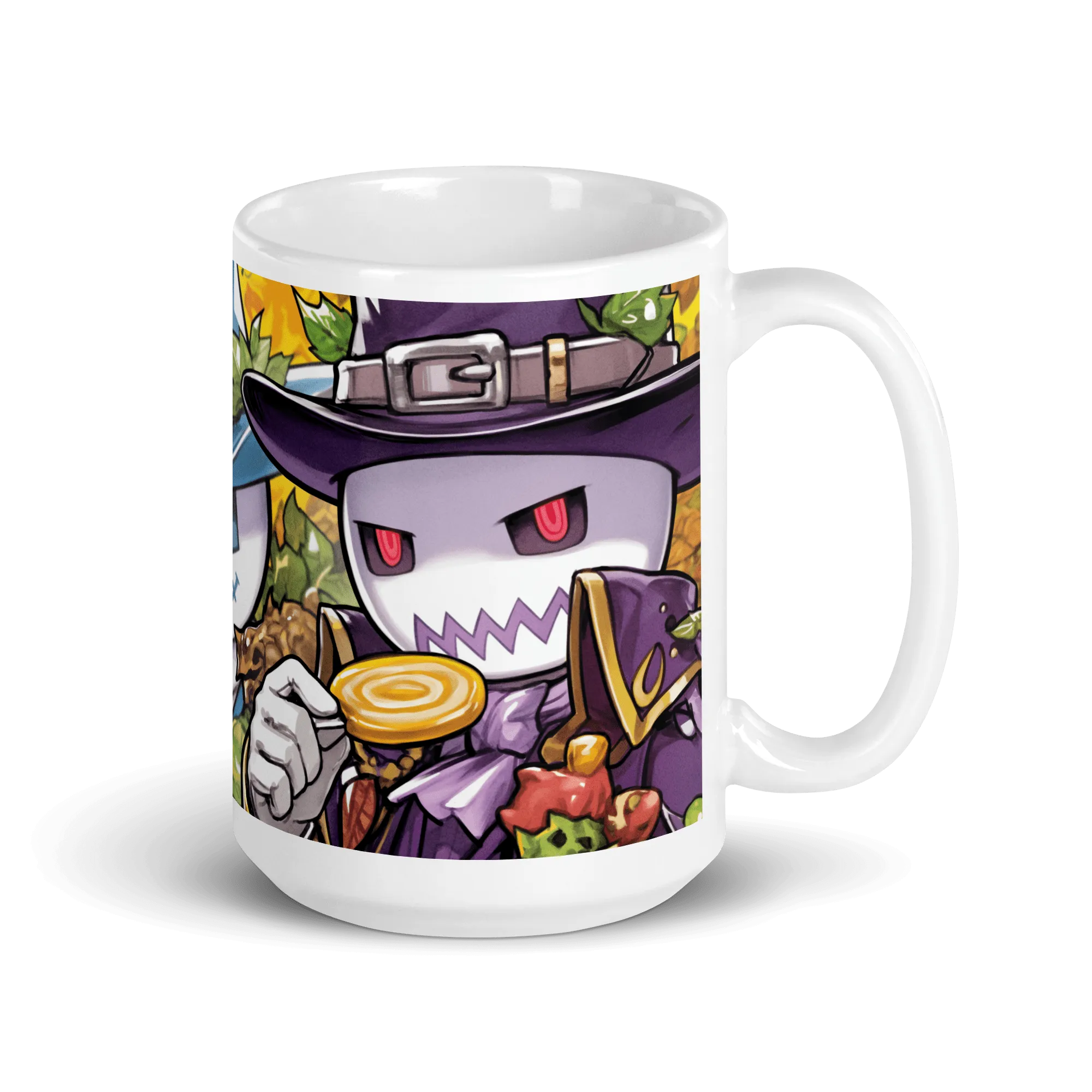 Trickster Treats White Glossy Mug