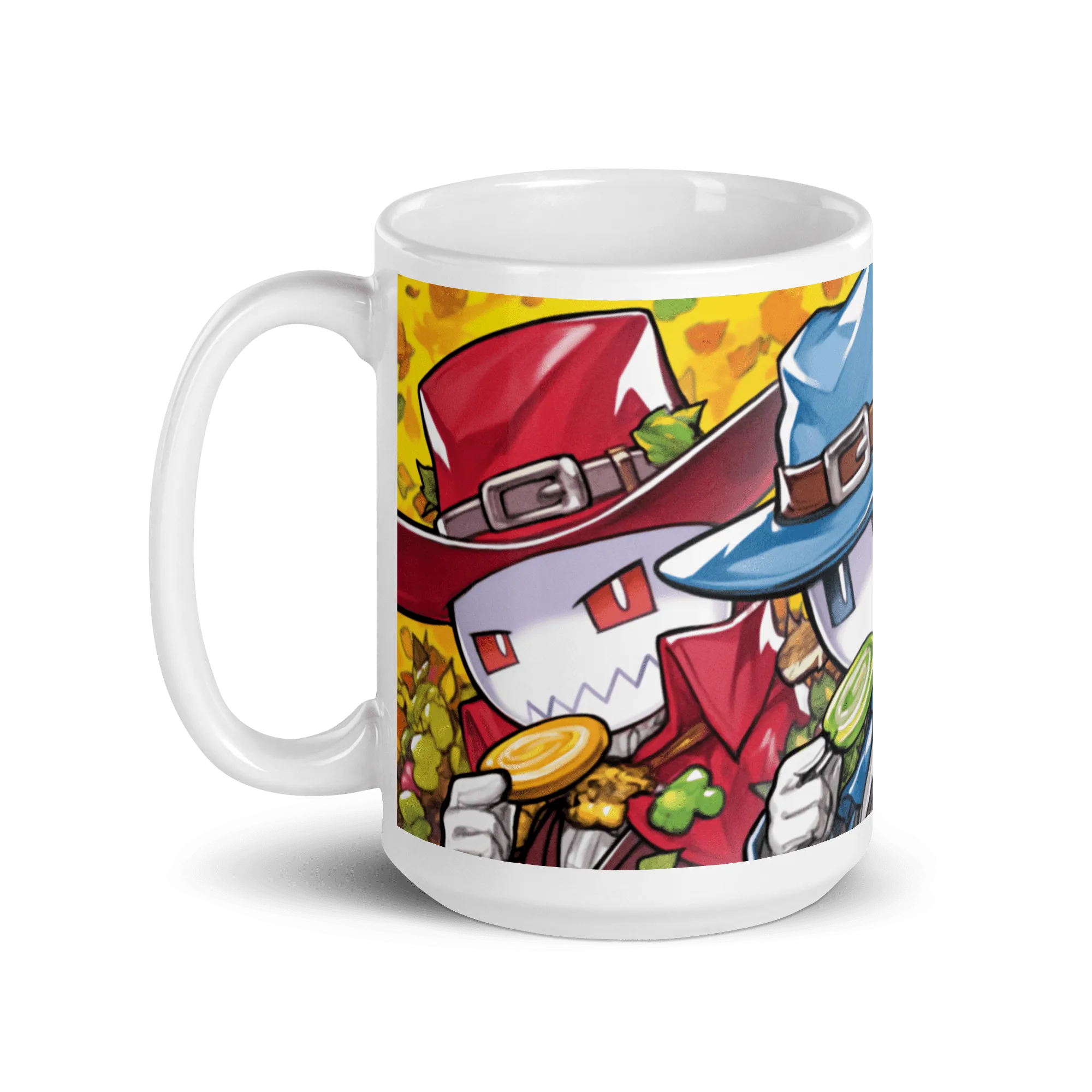 Trickster Treats White Glossy Mug