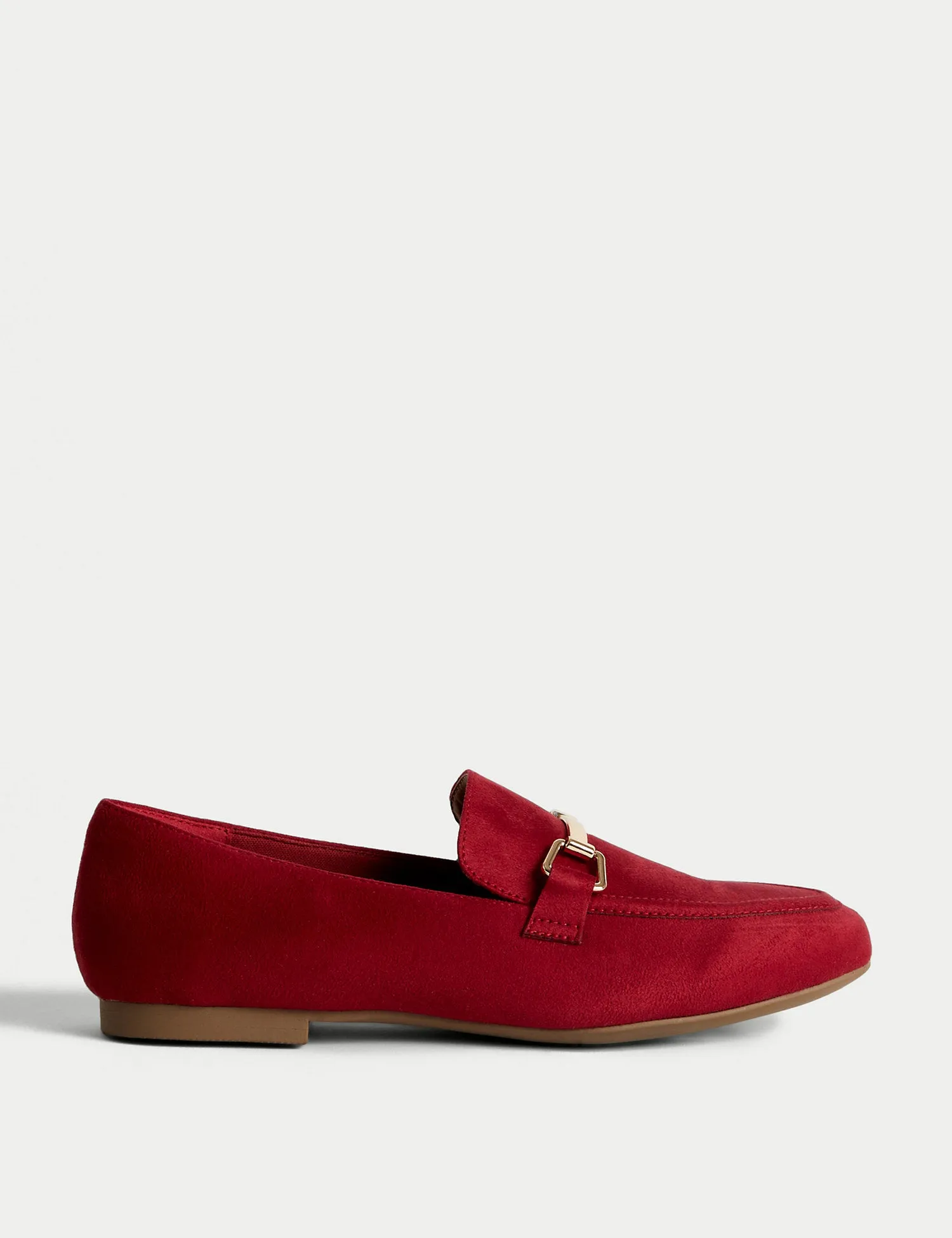Trim Detail Slip On Flat Loafers