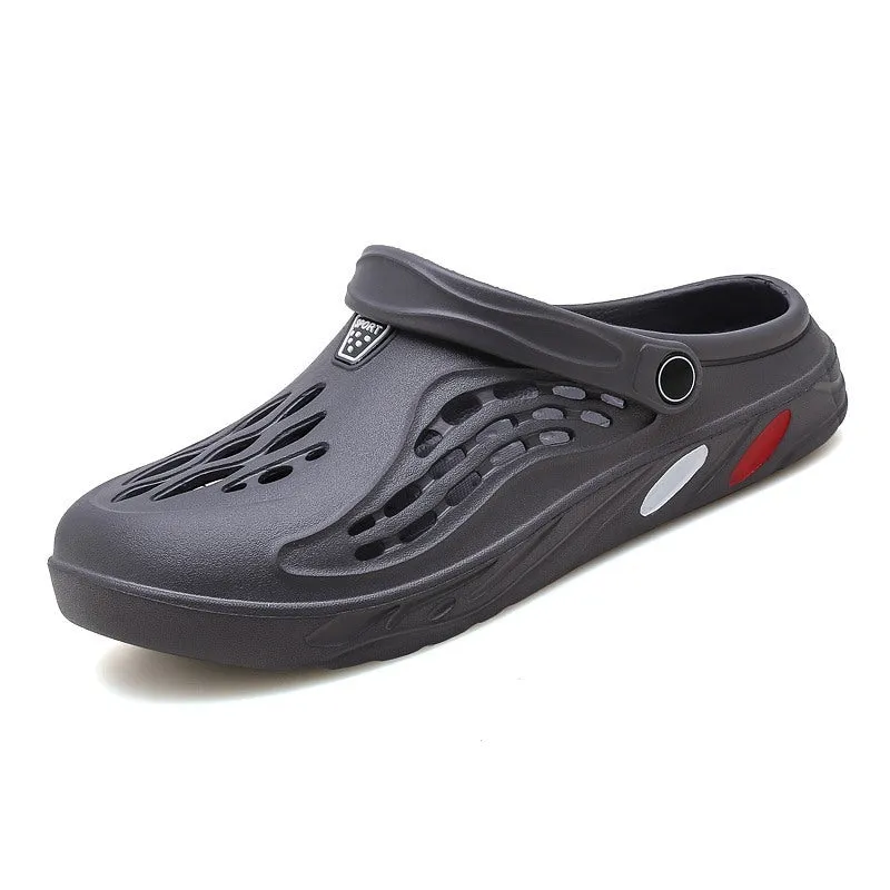 Two Wear Sandals And Slippers Men's Large Size Non-slip Fashion Outer Wear On The Beach