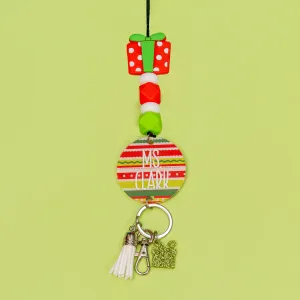 Under The Tree Glitter Acrylic Lanyard