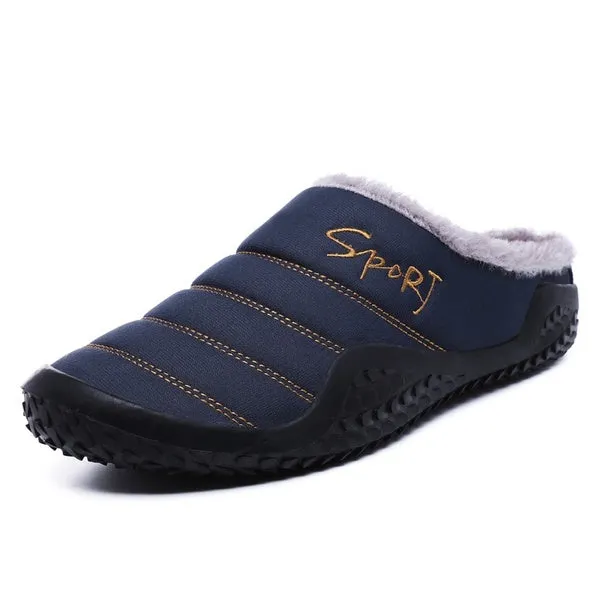Unisex Autumn/winter Plus Size Cotton Shoes Warm Slippers Size