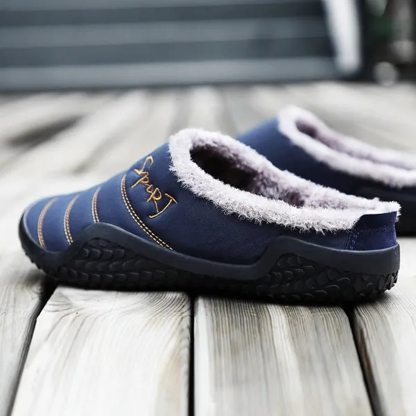 Unisex Autumn/winter Plus Size Cotton Shoes Warm Slippers Size