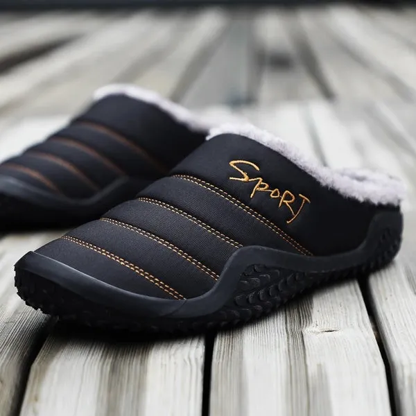 Unisex Autumn/winter Plus Size Cotton Shoes Warm Slippers Size