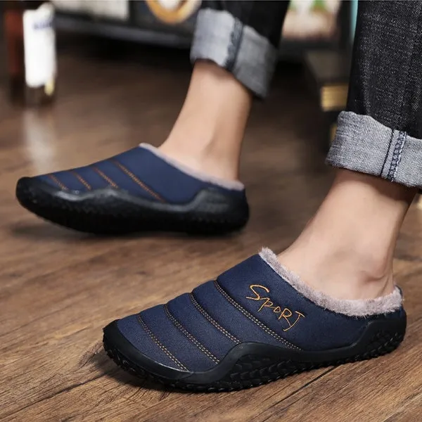 Unisex Autumn/winter Plus Size Cotton Shoes Warm Slippers Size