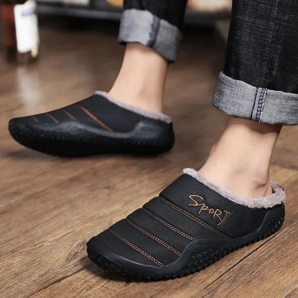 Unisex Autumn/winter Plus Size Cotton Shoes Warm Slippers Size