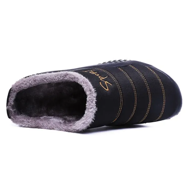 Unisex Autumn/winter Plus Size Cotton Shoes Warm Slippers Size